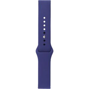 BlueBuilt Siliconen Bandje Blauw voor Samsung 20 mm