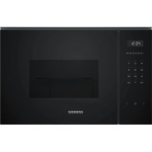 Siemens BE555LMB1 - iQ500 - Inbouwmagnetron - 59x38 cm - 25 l - Zwart - Eenvoudig te reinigen met hydrolyse