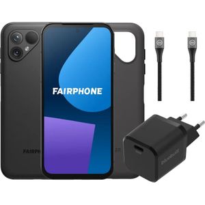 Fairphone 5 256GB Zwart 5G + Accessoirepakket