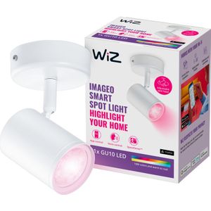 WiZ 1 spot Imageo wit - Gekleurd en Wit licht - GU10