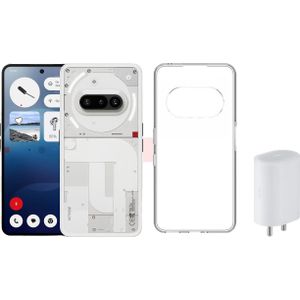 Nothing Phone (3a) 128GB Wit 5G + Accessoirepakket