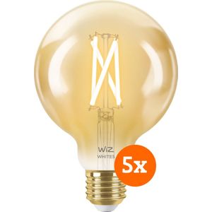 WiZ Smart Filament lamp Globe 5-pack - Warm tot Koelwit Licht - E27