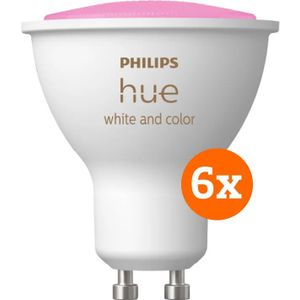 Philips Hue White and Color GU10 6-pack