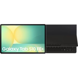 Samsung Galaxy Tab S10 FE Plus 13,1 inch 256GB Wifi Zilver + Toetsenbord Hoes AZERTY