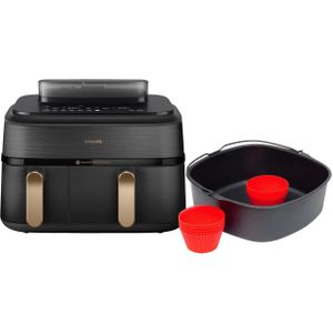 Philips 5000 Series Dual Basket NA552/00 + Bakmeesterset