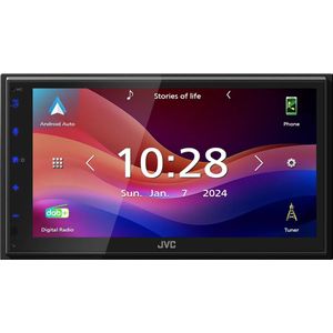 JVC KW-M695DBW Zwart