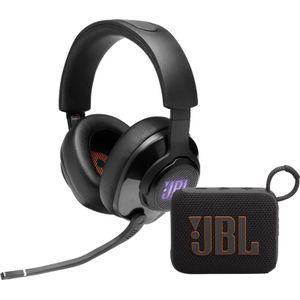JBL Quantum 400 Zwart + JBL Go 4 Zwart