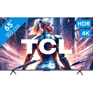 TCL 65C71B tv 165,1 cm (65) 4K Ultra HD Smart TV Titanium