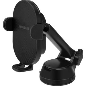 BlueBuilt Auto Telefoonhouder met Zuignap Dashboard/Luchtrooster met Draadloos Opladen