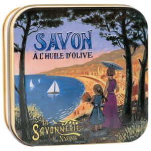 La Savonnerie de Nyons - Metallbox mit Seife Cote d'Azur 155 g