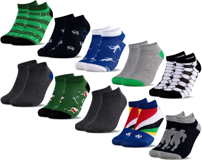 Occulto Kinder Sneaker Socken Motive 10 St