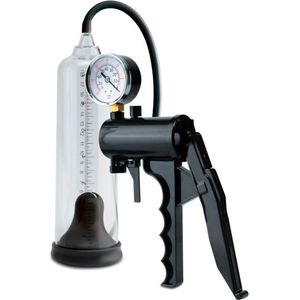 Penispumpe 'Max-Precision Power Pump' | Manometer mit Sicherheitsventil, Mess-Skala Pumpset! 1 St Pumpe