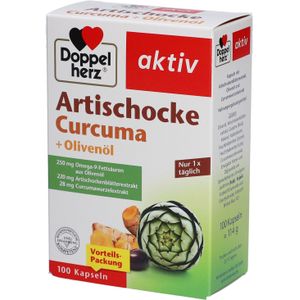 Doppelherz Artischocke Curcuma+Olivenöl Kapseln 100 St
