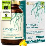 Nature Basics® - Hochwertiges Omega 3 Vegan aus Algenöl im Braunglas (70) 83 g Kapseln