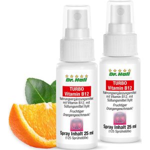 Dr. Hall Turbo Vitamin B12 Spray, 2er Set 2x25 ml Spray