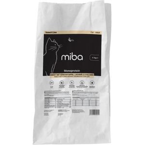 miba - Insekt mit Süßkartoffel, Lachsöl & Chicorée Katze 4 kg Pellets
