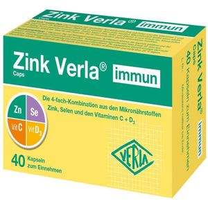 Zink Verla immun Caps 40 St Kapseln