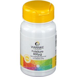 Folsäure 800 Microgramm Tabletten 100 St