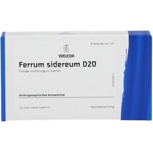 Ferrum Sidereum D 20 Ampullen 8x1 ml