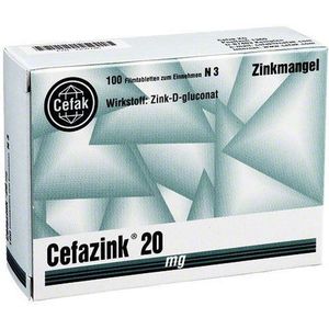 Cefazink 20 mg Filmtabletten 100 St