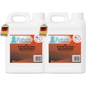 Futum 2x2L Zecken- / Mückenspray 4 l Spray