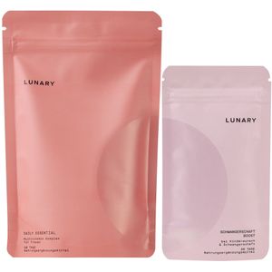 Lunary Schwangerschaft Set - für Frauen während der Schwangerschaft, Pulver + Kapseln 30 Tage St Kombipackung
