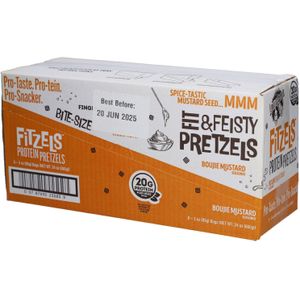 Lenny & Larrys Fitzels Protein Pretzels Boujie Mustard 8x85 g Beutel