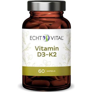 Echt Vital Vitamin D3-K2 Kapseln 60 St