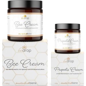 bedrop: Creme-Set | Bee Cream (Bienengiftsalbe) + Propolis (Propolis Salbe) 160 ml Creme