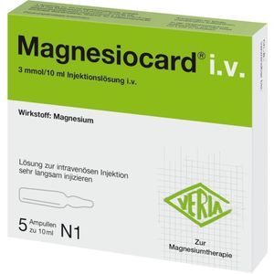 Magnesiocard i.v. Injektionslösung 5x10 ml
