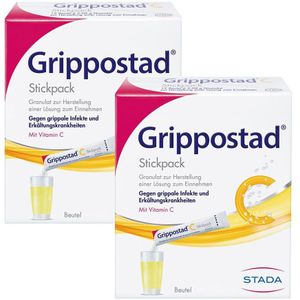 Grippostad C Stickpacks bei Erkältung und grippalen Infekten 2x12 St Granulat