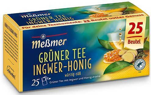 Meßmer Grüner Tee Ingwer-Honig 44 g