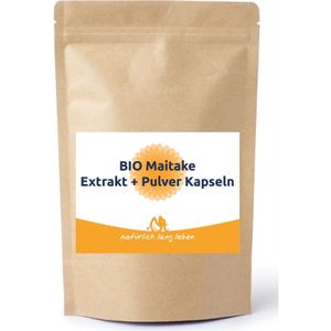 natürlich lang leben BIO Maitake Extrakt + Pulver 60 St Kapseln