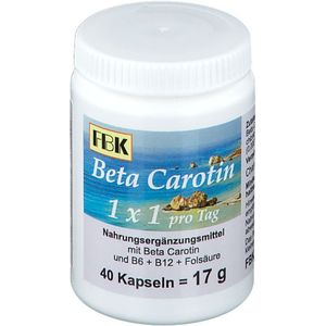 Beta Carotin 1x1 pro Tag Kapseln 40 St