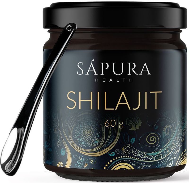 Shilajit Harz ⭐ 60g Inklusive Löffel | Mumijo aus dem Himalaya Sapura® 60 g Paste