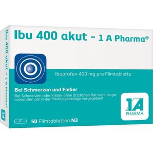 IBU 400 akut-1A Pharma Filmtabletten 50 St