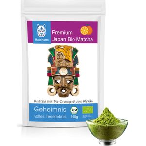 Matchatto Matcha Tee Orange Bio 100 g Pulver