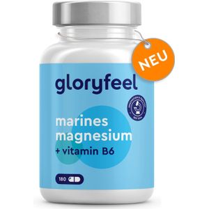 gloryfeel ® Magnesium Marine Kapseln + Vitamin B6 180 St
