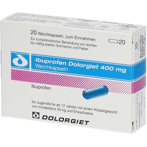 Ibuprofen Dolorgiet 400 mg Weichkapseln 20 St