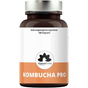 Kombucha Kapseln mit Vitamin E - Hochdosiert von VitaminFuchs 180 St