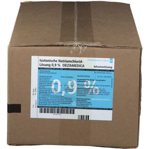 Isotonische NaCl 0,9% Deltamedica Inf.-Lsg.Plastik 10x250 ml Infusionslösung