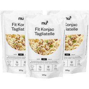3 x nu3 Fit Konjak Tagliatelle 3x270 g Paste