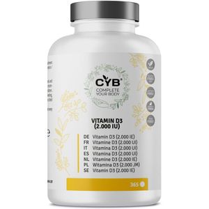 CYB Vitamin D3 2000 I.e. hochdosiert Tabletten 365 St