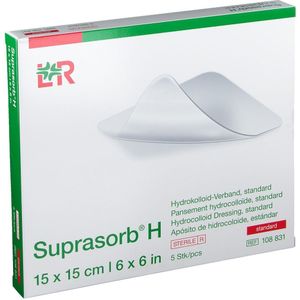 Suprasorb H Hydrokoll.Verb.standard 15x15 cm 5 St Verband