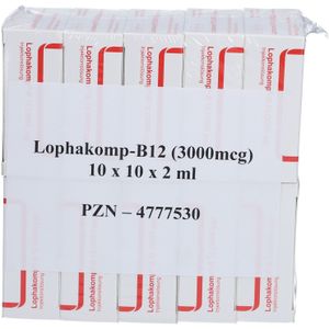 Lophakomp B12 3.000 µg Injektionslösung 100x2 ml