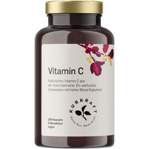 Kurkraft© Vitamin C aus Acerola 180 St Kapseln