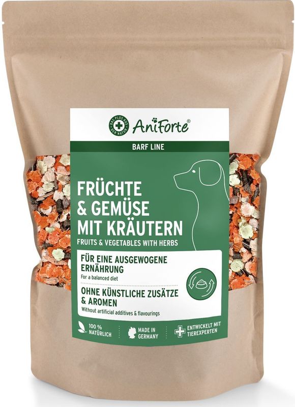 AniForte BARF-Line Früchte & Gemüse mit Kräutern 1 kg Futter