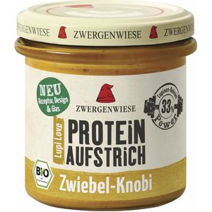 Zwergenwiese Protein Aufstrich Zwiebel Knobi glutenfrei 135 g