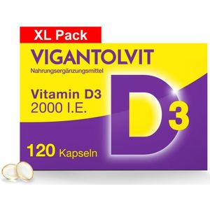 Vigantolvit 2000 I.e. Vitamin D3 Weichkapseln 120 St