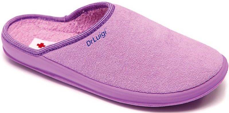 Dr.Luigi - Medizinische Hausschuhe Memory Gedächtnisschaum Schuhe Lila Gr. 36 1 P